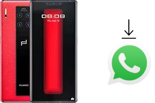 Comment installer WhatsApp dans un Huawei Mate 30 RS Porsche Design