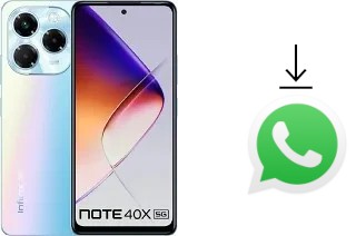 Comment installer WhatsApp dans un Infinix Note 40X 5G