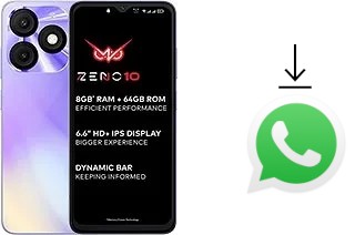 Comment installer WhatsApp dans un itel Zeno 10