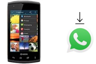 Comment installer WhatsApp dans un Kyocera Rise C5155