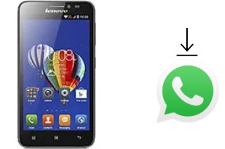 Comment installer WhatsApp dans un Lenovo A606