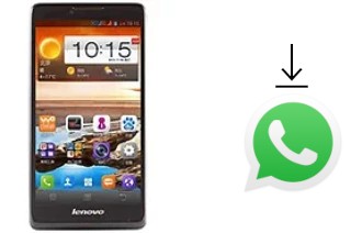 Comment installer WhatsApp dans un Lenovo A880