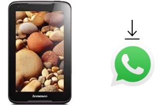 Comment installer WhatsApp dans un Lenovo IdeaTab A1000