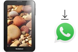 Comment installer WhatsApp dans un Lenovo IdeaTab A3000