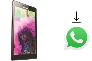 Comment installer WhatsApp dans un Lenovo Tab 2 A7-10