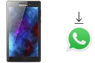 Comment installer WhatsApp dans un Lenovo Tab 2 A7-30