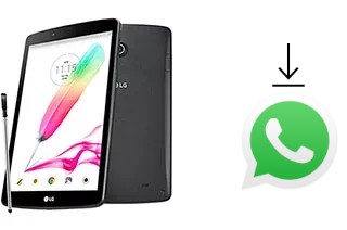 Comment installer WhatsApp dans un LG G Pad II 8.0 LTE