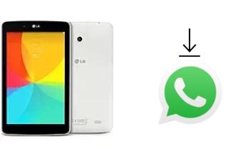 Comment installer WhatsApp dans un LG G Pad 8.0 LTE