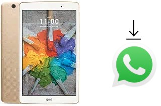 Comment installer WhatsApp dans un LG G Pad X 8.0