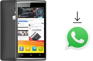 Comment installer WhatsApp dans un Micromax Canvas Fire 4G Q411