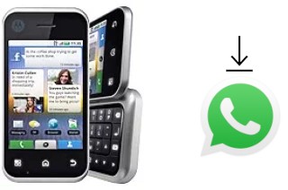 Comment installer WhatsApp dans un Motorola BACKFLIP