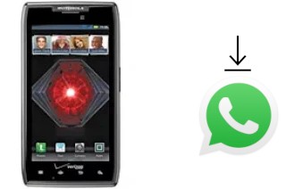 Comment installer WhatsApp dans un Motorola DROID RAZR MAXX