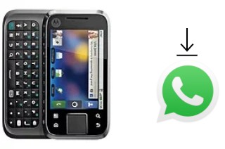 Comment installer WhatsApp dans un Motorola FLIPSIDE MB508