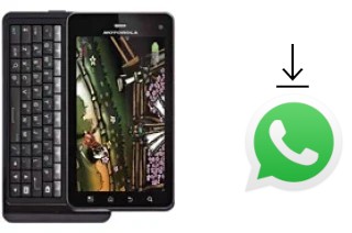 Comment installer WhatsApp dans un Motorola Milestone XT883