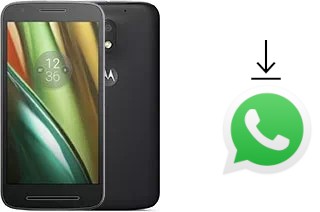 Comment installer WhatsApp dans un Motorola Moto E3 Power