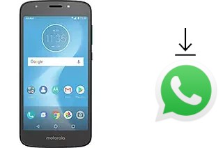 Comment installer WhatsApp dans un Motorola Moto E5 Cruise