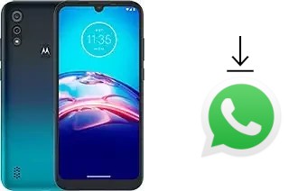 Comment installer WhatsApp dans un Motorola Moto E6s (2020)