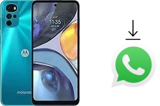 Comment installer WhatsApp dans un Motorola Moto G22