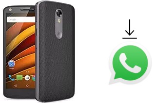 Comment installer WhatsApp dans un Motorola Moto X Force