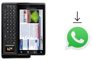 Comment installer WhatsApp dans un Motorola MOTO XT702