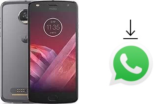 Comment installer WhatsApp dans un Motorola Moto Z2 Play