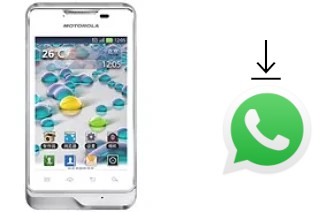 Comment installer WhatsApp dans un Motorola Motoluxe XT389