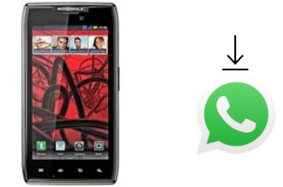 Comment installer WhatsApp dans un Motorola RAZR MAXX