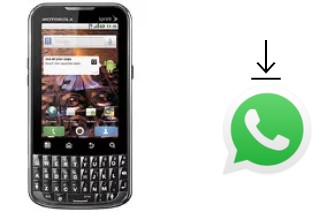 Comment installer WhatsApp dans un Motorola XPRT MB612