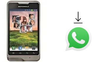 Comment installer WhatsApp dans un Motorola XT390