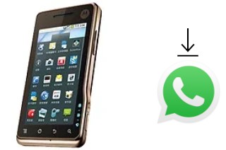 Comment installer WhatsApp dans un Motorola XT720 MOTOROI