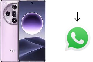 Comment installer WhatsApp dans un Oppo Find X7