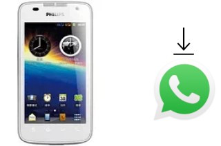 Comment installer WhatsApp dans un Philips W6350