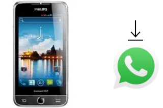 Comment installer WhatsApp dans un Philips W736