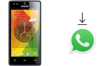 Comment installer WhatsApp dans un Philips W737