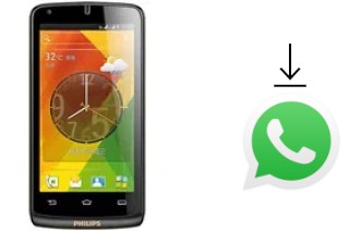 Comment installer WhatsApp dans un Philips W7376