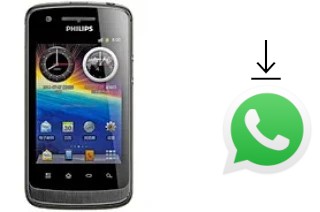 Comment installer WhatsApp dans un Philips W820