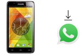 Comment installer WhatsApp dans un Philips W8355