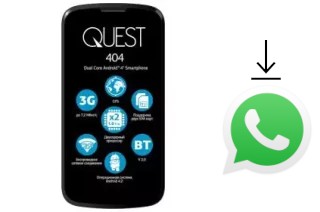 Comment installer WhatsApp dans un Qumo Quest 404