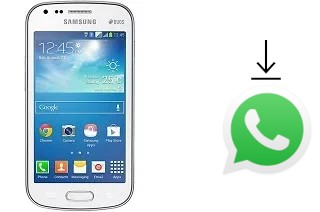 Comment installer WhatsApp dans un Samsung Galaxy S Duos 2 S7582