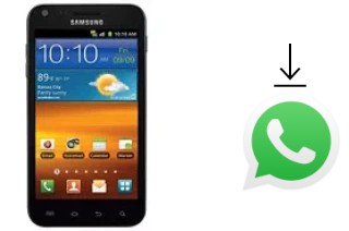 Comment installer WhatsApp dans un Samsung Galaxy S II Epic 4G Touch