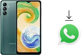 Comment installer WhatsApp dans un Samsung Galaxy A04s