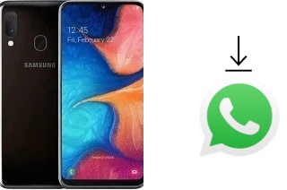 Comment installer WhatsApp dans un Samsung Galaxy A20e