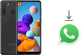 Comment installer WhatsApp dans un Samsung Galaxy A21