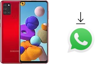 Comment installer WhatsApp dans un Samsung Galaxy A21s