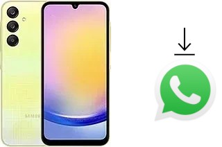 Comment installer WhatsApp dans un Samsung Galaxy A25