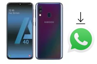 Comment installer WhatsApp dans un Samsung Galaxy A40s