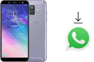 Comment installer WhatsApp dans un Samsung Galaxy A6 (2018)