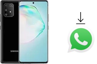 Comment installer WhatsApp dans un Samsung Galaxy A91