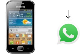 Comment installer WhatsApp dans un Samsung Galaxy Ace Advance S6800