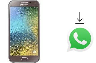 Comment installer WhatsApp dans un Samsung Galaxy E5